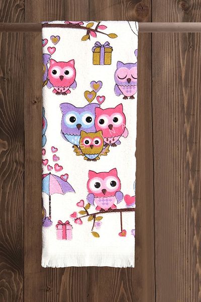 Meslina 5-Piece 40X60 Kitchen Towels - Printed, Drying Cloth and Hand and Face Towels