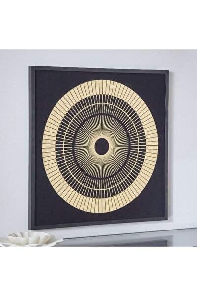 Home Box Sonet Framed Canvas with Foil - 60x60x2.5 cm