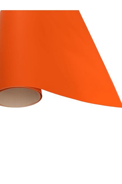 ESEMİZ Matte Orange Color Durable Vehicle Motor Furniture White Goods Finishing Foil 126cm X 30cm