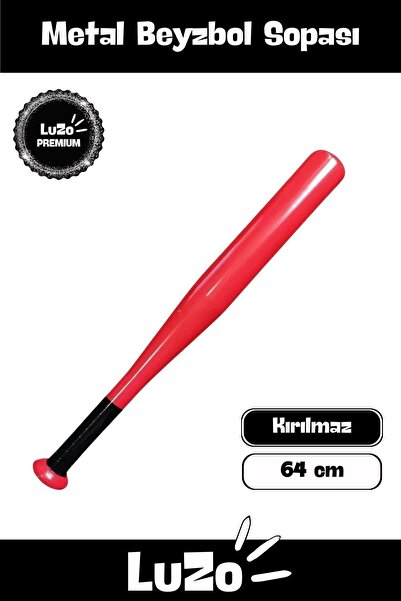 LuZo Premium Seri Kaliteli Kırılmaz Metal Baseboll Beyzbol Sopası 64 cm