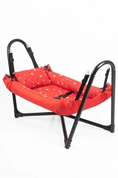 LOOVE BEBE Plüton Bebek Hamak Kırmızı