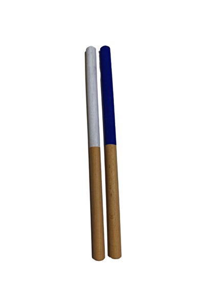 RAF Store Ahşap Ritim Çubuğu 1 Çift 30 Cm Mavi Beyaz