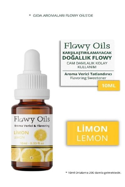 Flowy Oils Limon Aroması 10ml