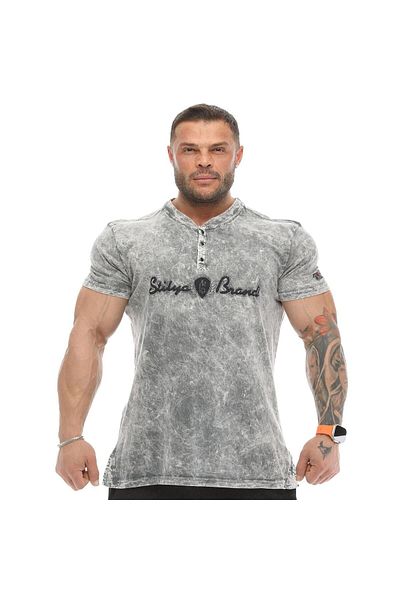 Big Sam Antique Washed Slim Fit T-Shirt - Style 2886