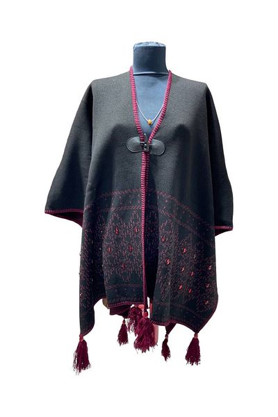 mim eşarp Akmoda - Thick Winter Knitwear Long Poncho