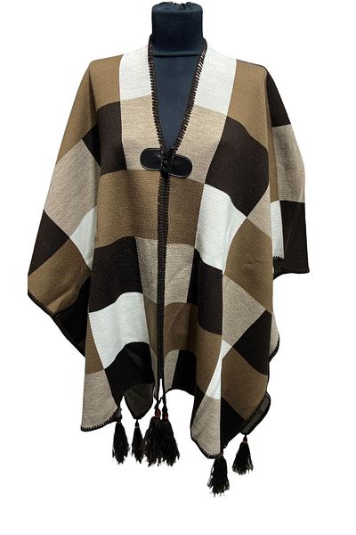 mim eşarp Akmoda - Thick Winter Knitwear Long Poncho