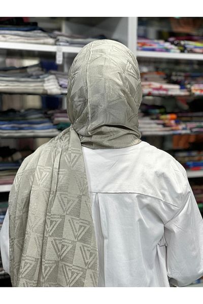 PİRAMİT Aura Logo Pattern Shawl