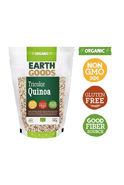 Earth Goods Organic Tricolor Quinoa GF 340g