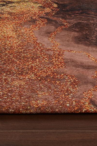 RENKLİBUTİK Modern Patterned Velvet Carpet Cover - Elastic and Non-Slip, Washable, 9 M2