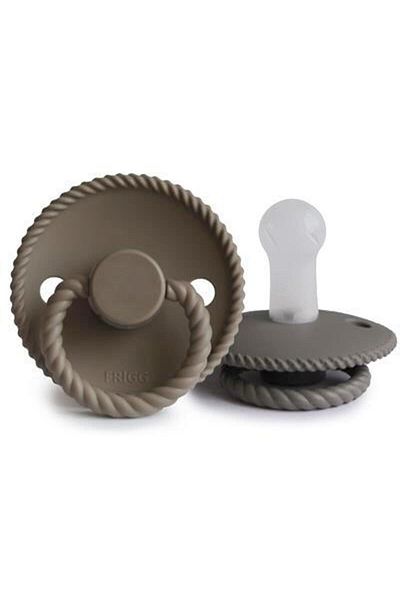 Frigg Portobello 6-18 Months Rope Silicone Pacifier