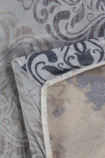 RENKLİBUTİK 12 M2 Non-Slip Washable Carpet Cover - Modern Patterns, Velvet Texture, Elastic and Sponge