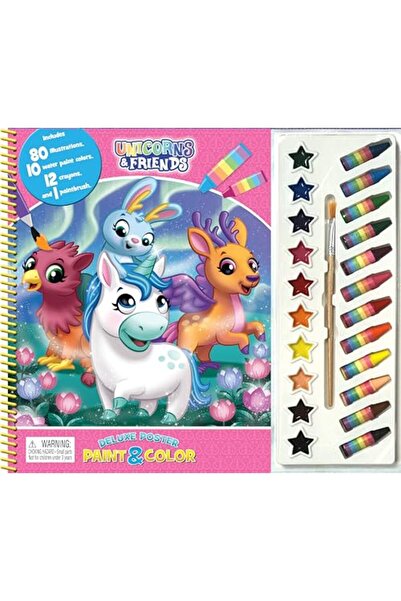 Phidal Publishing Inc. ملصقات ورسومات يونيكورن وأصدقائه الفاخرة