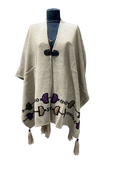 mim eşarp Akmoda - Thick Winter Knitwear Long Poncho