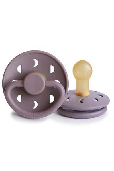 Frigg 0-6 Months Twilight Mauve Moon Phase Rubber Pacifier