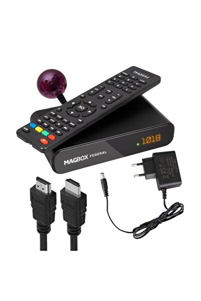 MAGBOX FEDERAL MİNİ HD + SCART TKGSLİ UYDU ALICISI (81)