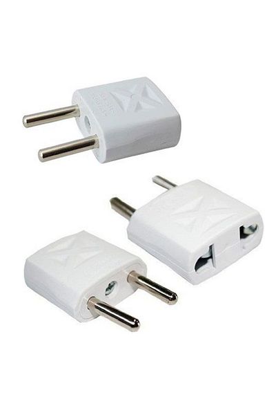 Powermaster Ends White American Plug Standard Converter