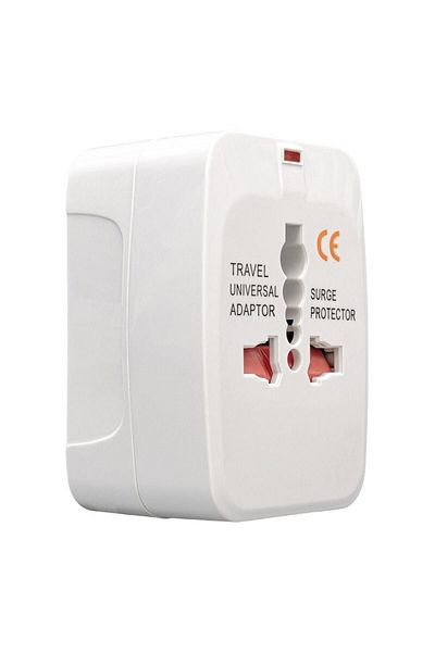 Powermaster Pm-2886 Universal Multiple Socket Converter Travel Adapter (125V-250V-6A-13A)