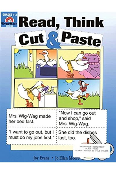 Evan Moor Educational اقرأ فكر قص ولصق