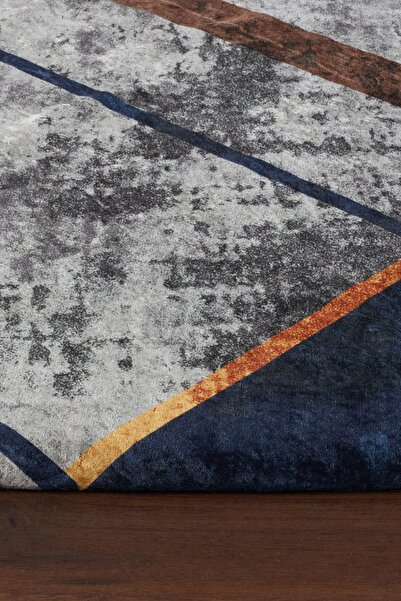 RENKLİBUTİK Husă de covor lavabilă anti-alunecare de 12 m2 - cu modele moderne, textura de catifea, elastic și burete