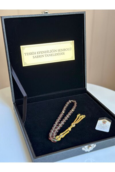 Kehribarstore Özel Yazılı, Özel Kutulu Zultanit Tesbih Babalar Günü Erkek Hediye Sertifikalı Kişiye Özel İsimli