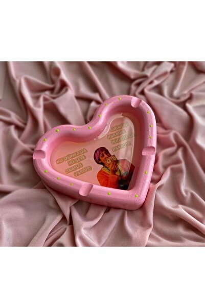 Handmade Cennet Mahallesi Baskılı Dekoratif Küllük