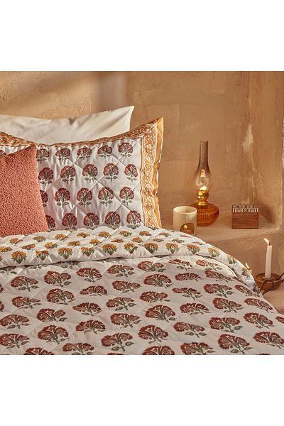 Bella Maison Комплект ватирано многофункционално двойно покривало Indian Dream (240x220 см)