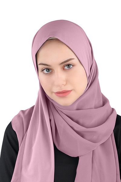 Ecardin Sandy Fabric Chiffon Shawl - Tie-Up, St 600 Powder
