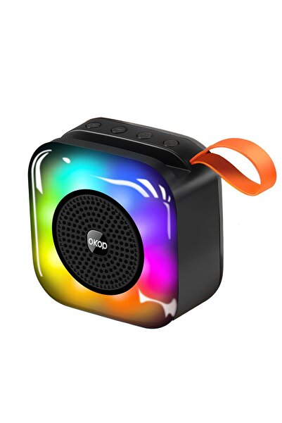 Touchie Co OKOP Bluetooth Hoparlör RGB ışıklı taşınabilir mini ses bombası ra...