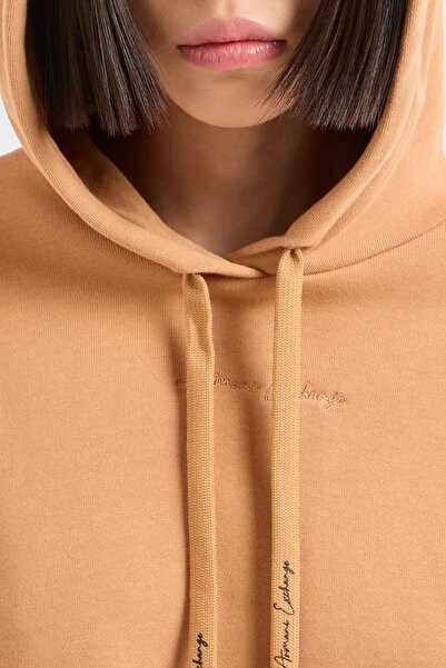 Armani Exchange Памучен суитшърт с качулка - стандартна кройка SWEAT 6DYM71 YJEEZ 1788