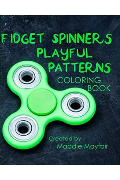 Ingram Fidget Spinners Playful Patterns Coloring Book