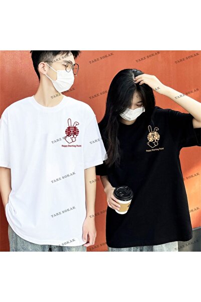 Tarzsokak New Season Tir Harajuku Style Couple Lover Couple Ρούχα - 2 Τεμάχια