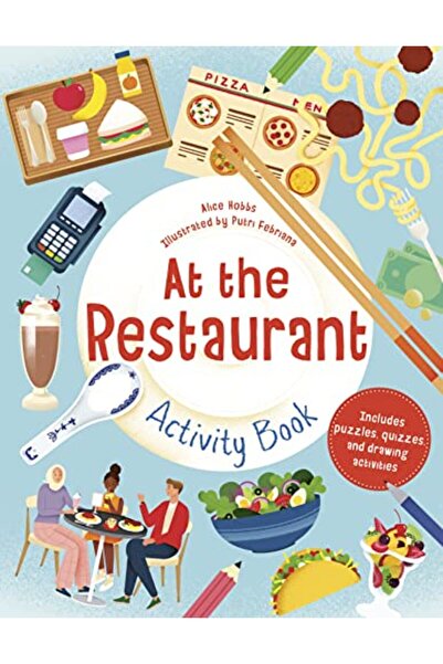 Hachette يتضمن كتاب الأنشطة في المطعم ألغازًا واختبارات وأنشطة رسم