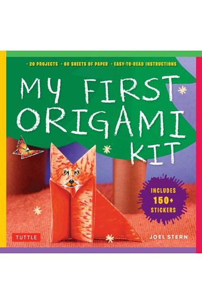 Ingram My First Origami Kit [Origami Kit With Book 60 Papers 150 Stickers 20 Projects]