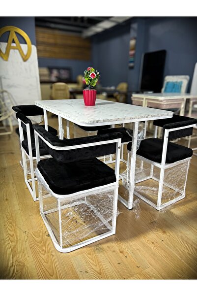 ONLİNEALSAN Lego Mutfak Masası - Gizlenebilir Sandalyeli Akıllı Mutfak Yemek ...