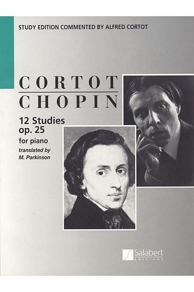 Ingram 12 Studies Op25 Study Edition Commented By Alfred Cortot Score