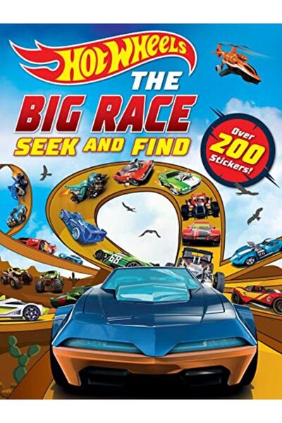 Simon Schuster Hot Wheels The Big Race Seek And Find