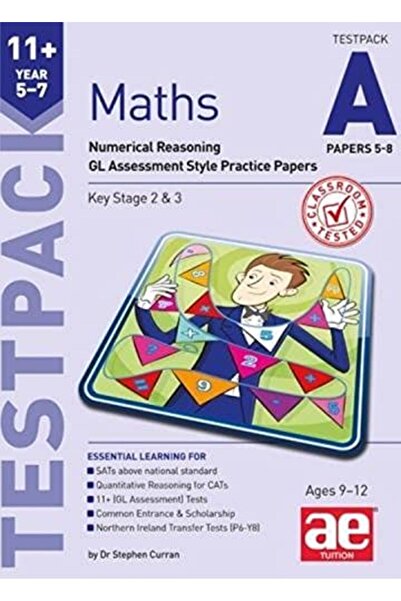 Gardners Books 11 أوراق اختبار الرياضيات للصف 57، 58 أوراق تدريب على أسلوب ال...