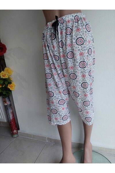 Bahar design Women's Cotton Floral Patterned Pajama Bottoms
