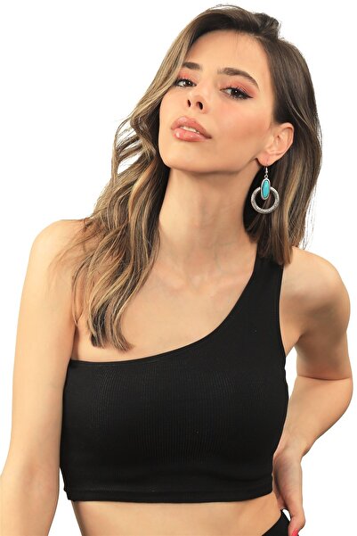 LABALABA Kadın Antik Gümüş Kaplama Elips Boncuk Detaylı Navajo Simge Formlu Sallantılı Model Küpe