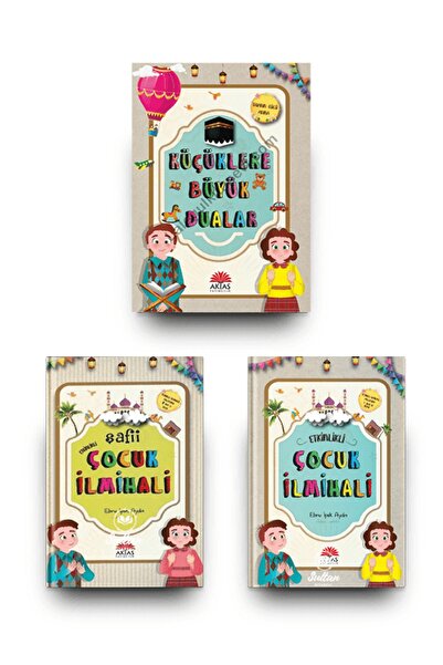 Cübbeli Ahmet Hoca Yayıncılık Çocuklar İlmihali Çocuklar İçin Büyük Dualar 3 Kitap Seti