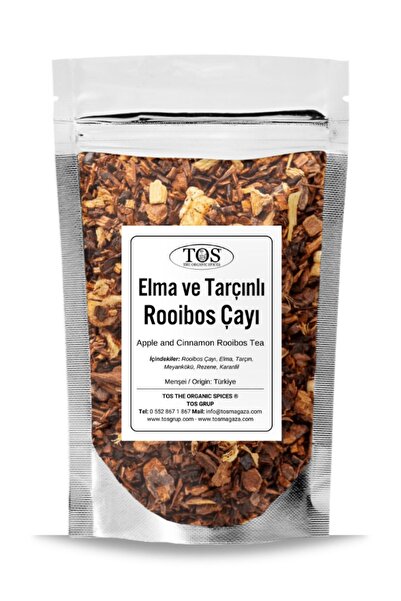 TOS The Organic Spices 40 جرام شاي رويبوس - التفاح والقرفة والتفاح والقرفة (1...