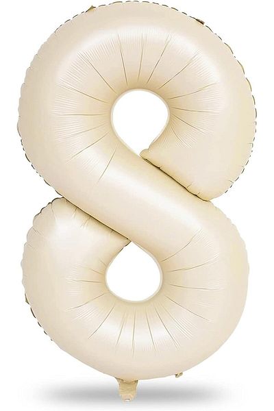 CANSIN 34 Inch 76 cm Foil Balloon 8 Numbers