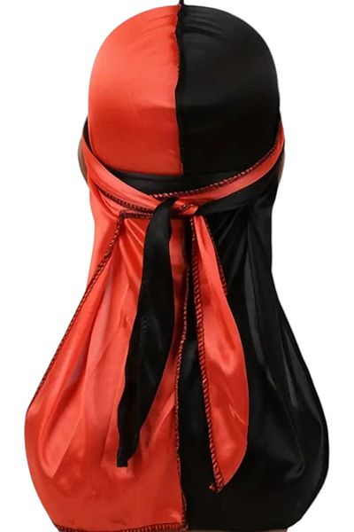 ESUSO Double Color Unisex Durag Bandana, Bandana, Men's Bandana, Durags Bandana