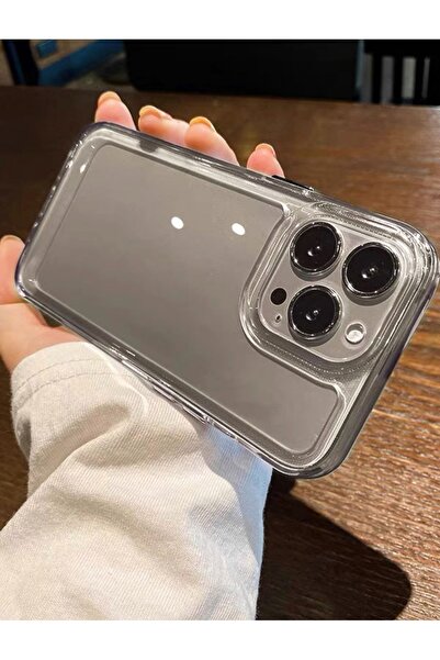 EDELFU İphone 15 Pro Max Şeffaf Arkası Sararmaz Yanları Sararır Ekran Ve Kame...