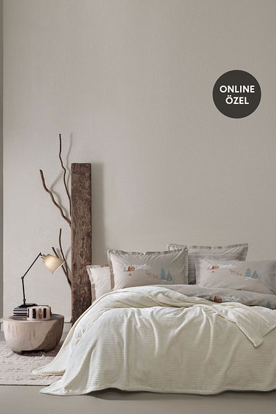 Yataş Adel Single Wellsoft Blanket - Champagne