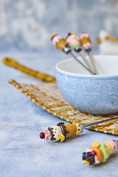 KANCAEV Lace Collection Soup Bowl, 14cm. Blue Sold as a Set of 2