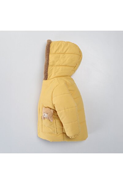 Midimod Gold 27 років плюшевий плюшевий ведмедик з капюшоном з товстим флісом унісекс дитяче пальто