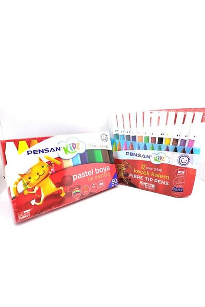 Pensan Pastel 12 Pieces Felt Paint 12 Pieces
