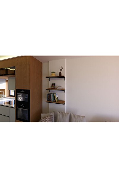 Story Metal Aksamlı Uçan Raf