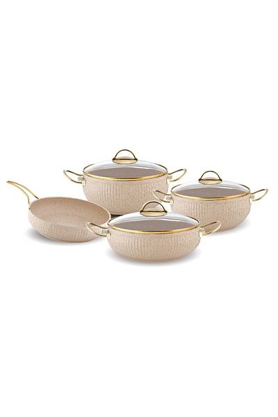 FMS Beige 7 Piece Coral Set